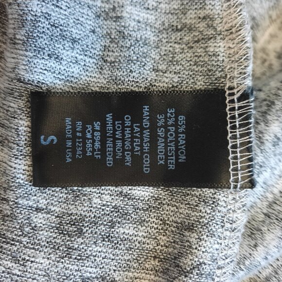 COIN 1804 Long Bell Sleeve Grey/Heather Light Sweater - Picture 5 of 5